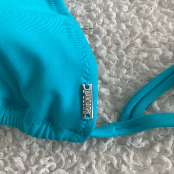 XS XP PINK blue swimsuit top - Picture 6 of 7
